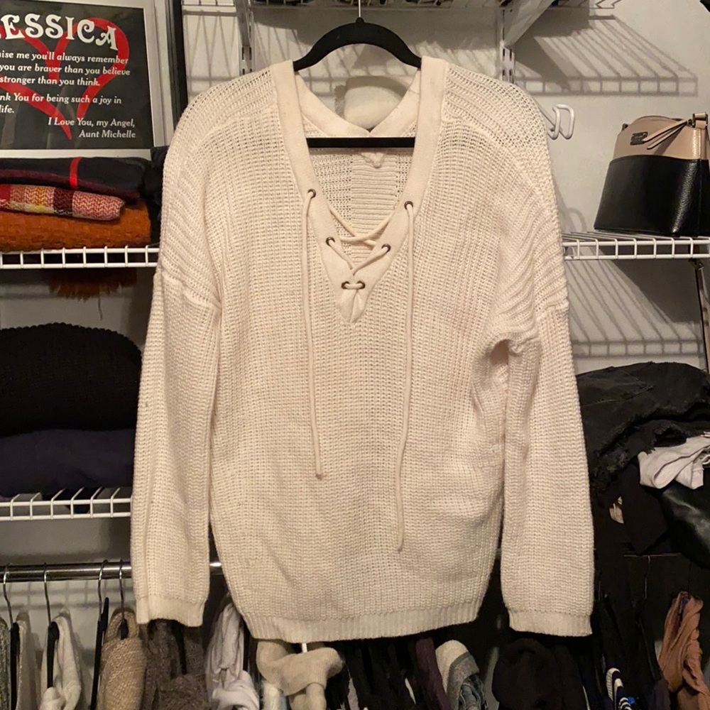Small bluenotes knitted sweater